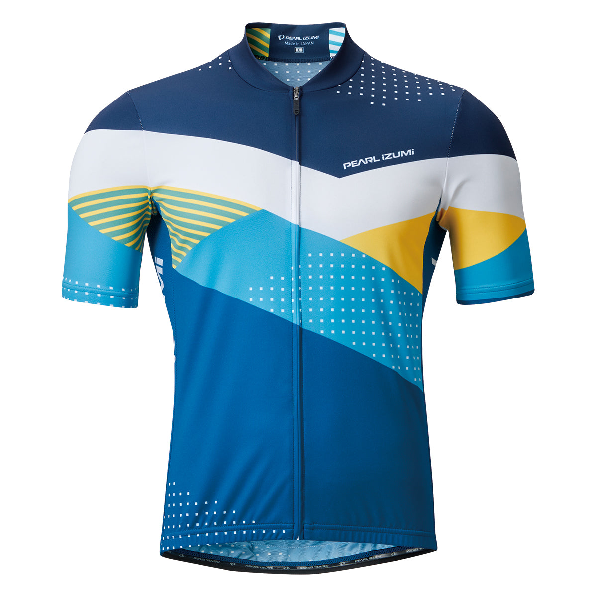 Pearl Izumi Men's Print Jersey Seascape Cycling Shirt - Lightweight, Breathable & Moisture-Wicking Performance Top for Road Biking & Outdoor Sports (Model 621B8)