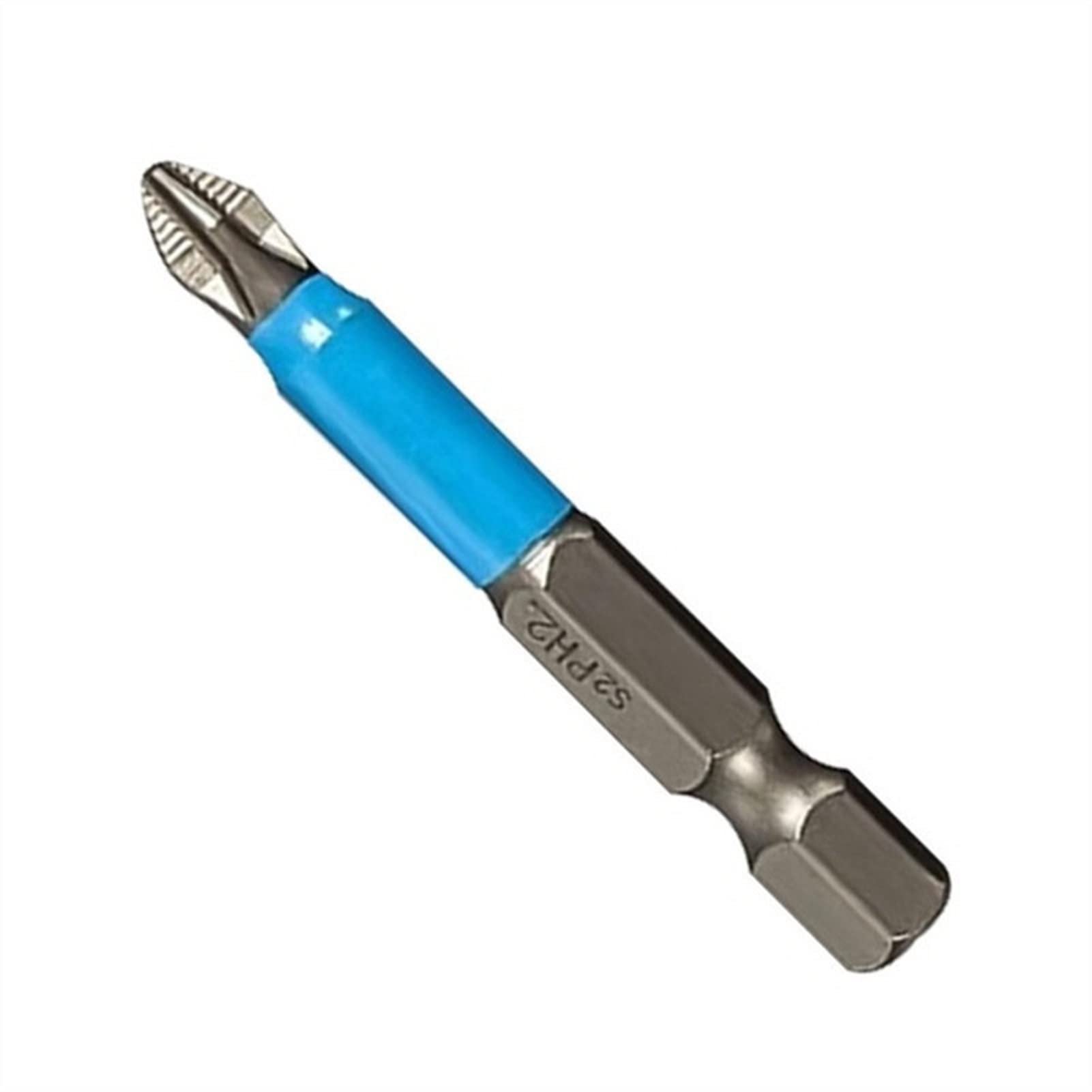 DOLUNTO 3/5/10Pcs 50mm PH2 Cross Bit Drill Head - High Speed Steel Screwdriver Bits Set for Electric Drill & Hand Tools (5Pcs) - Perfect for DIY Projects, Furniture Assembly & Home Repairs