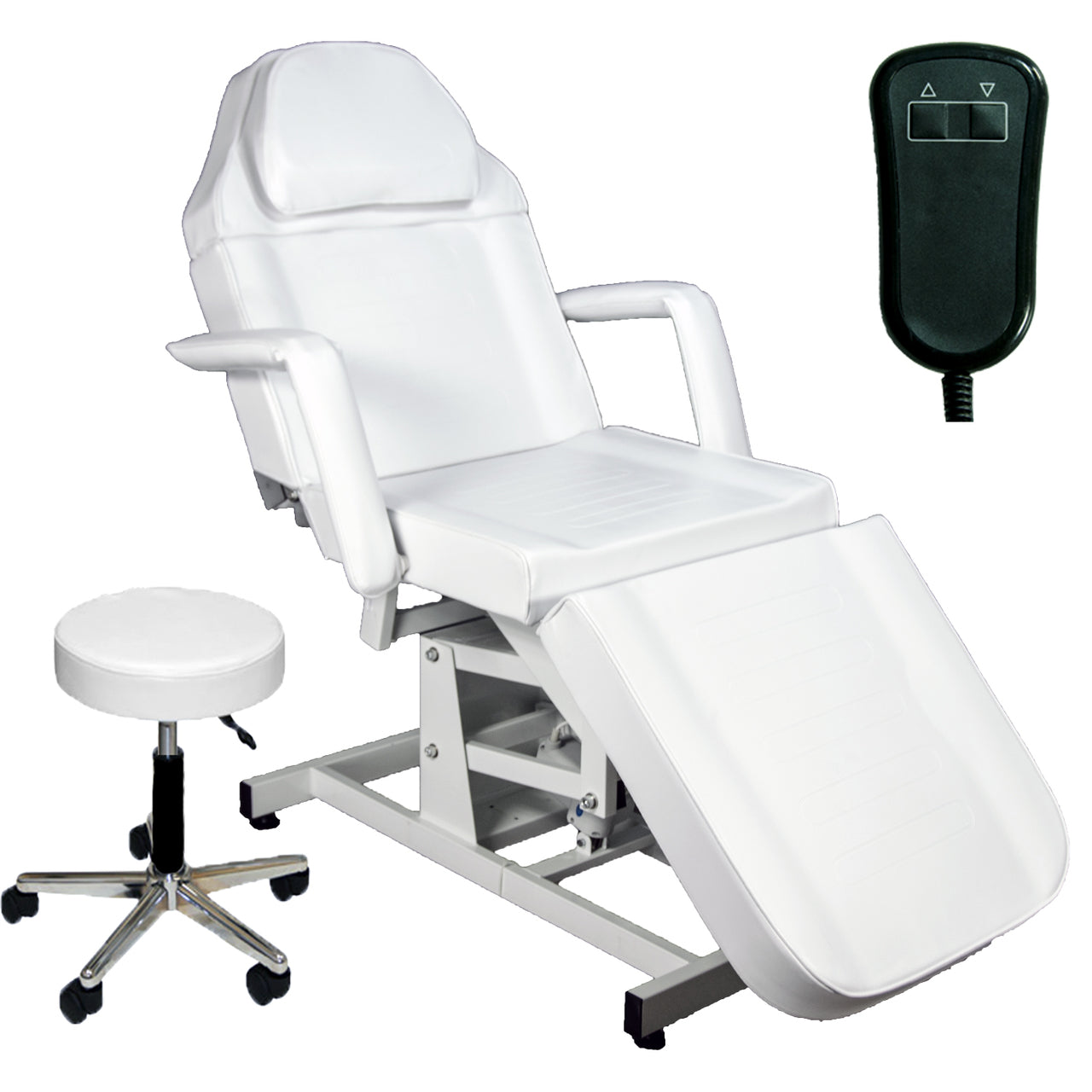 PRO Electric Height Adjustable Facial & Massage Bed - Professional Salon & Spa Treatment Table with Remote Control - Perfect for Facials, Massage Therapy, and Beauty Treatments