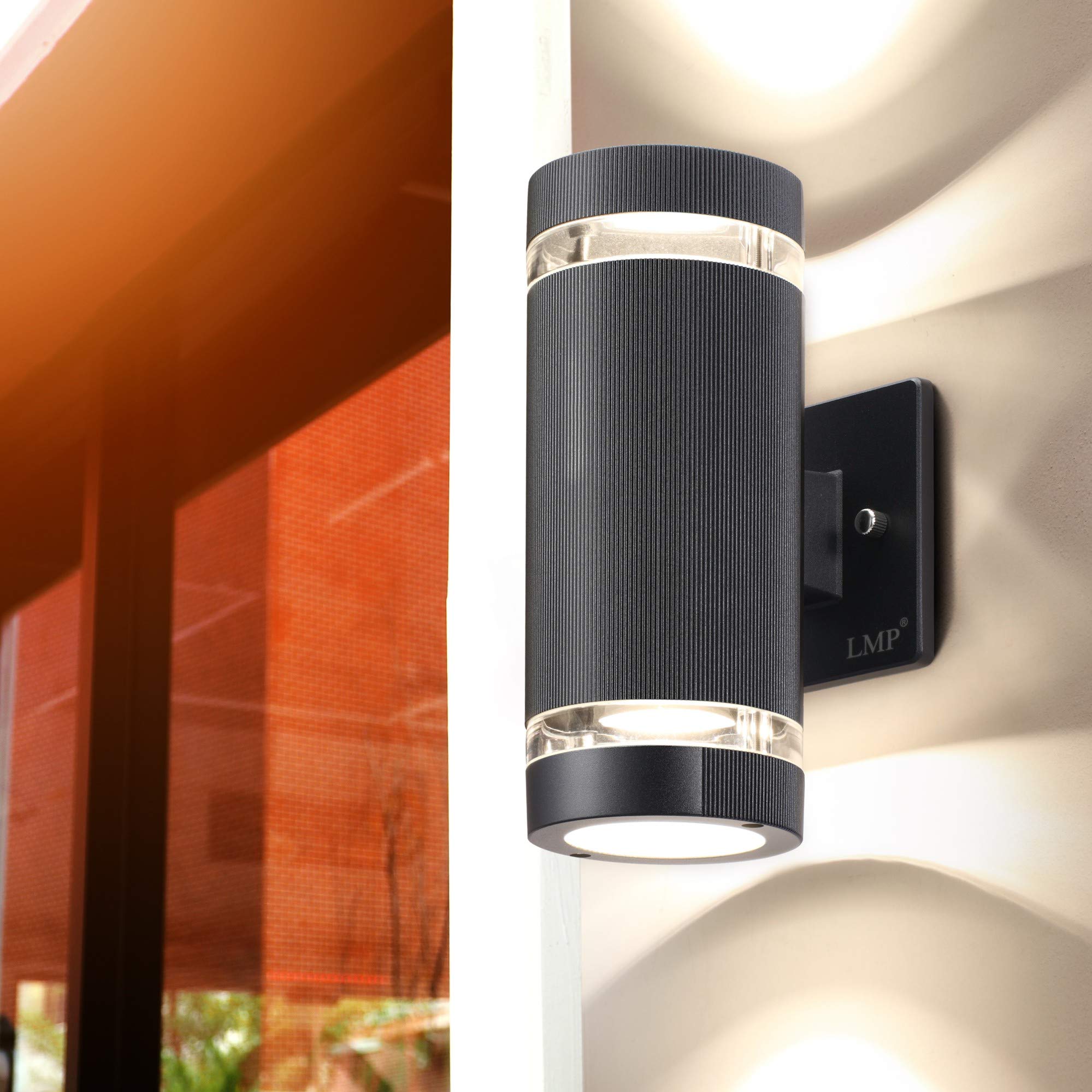 LMP LED Porch Up and Down Wall Light - 3000K 5W Waterproof Outdoor Lighting with ETL Certificate (1 Pack) - Perfect for Entryways, Patios, and Garden Pathways