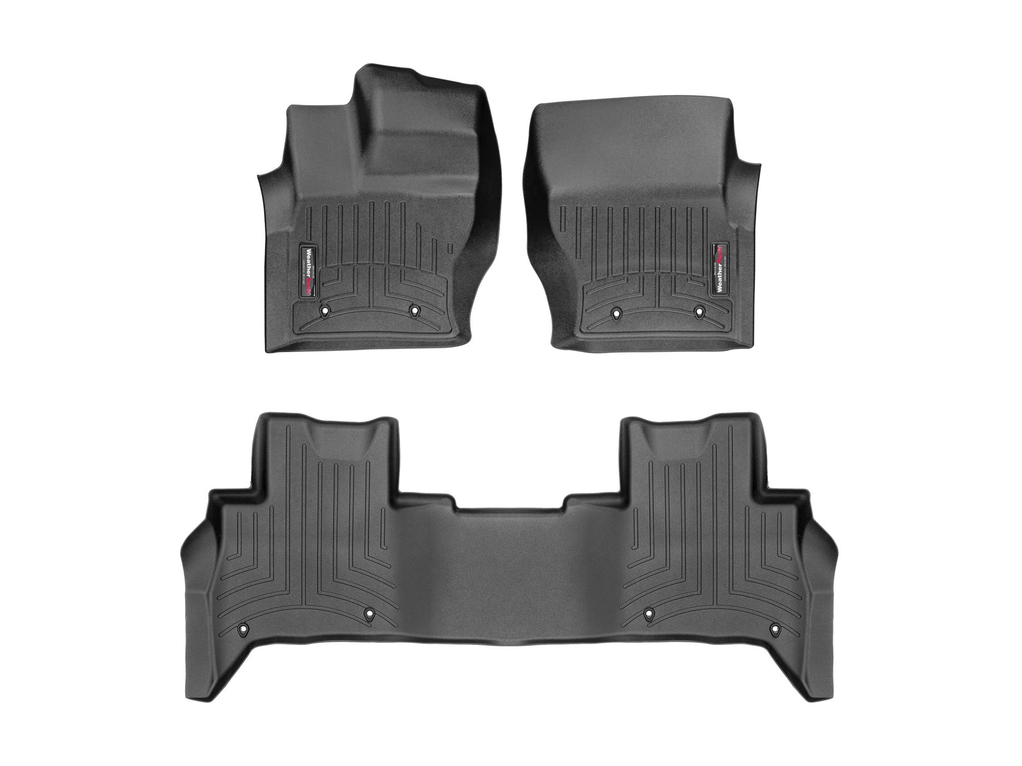 Premium WeatherTech Custom Car & Truck Floor Mats FloorLiner (Model 44480-1-6) - All-Weather Protection, Perfect Fit for Vehicles - Ideal for Road Trips, Off-Roading & Daily Commutes