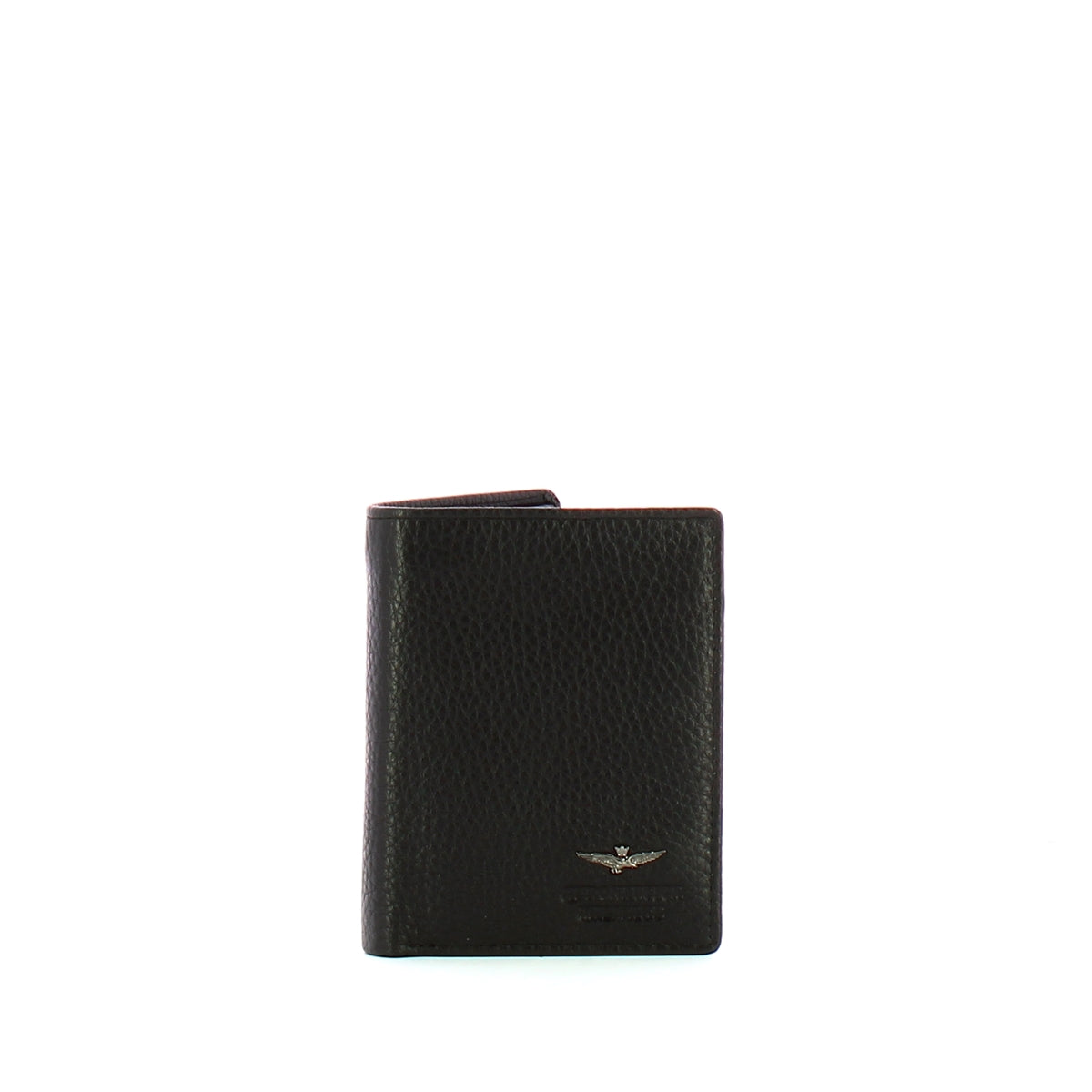 Aeronautica Militare AM186 Vertical Wallet with Coin Pouch - Slim RFID Blocking Leather Wallet for Men - Perfect for Travel, Business & Everyday Use