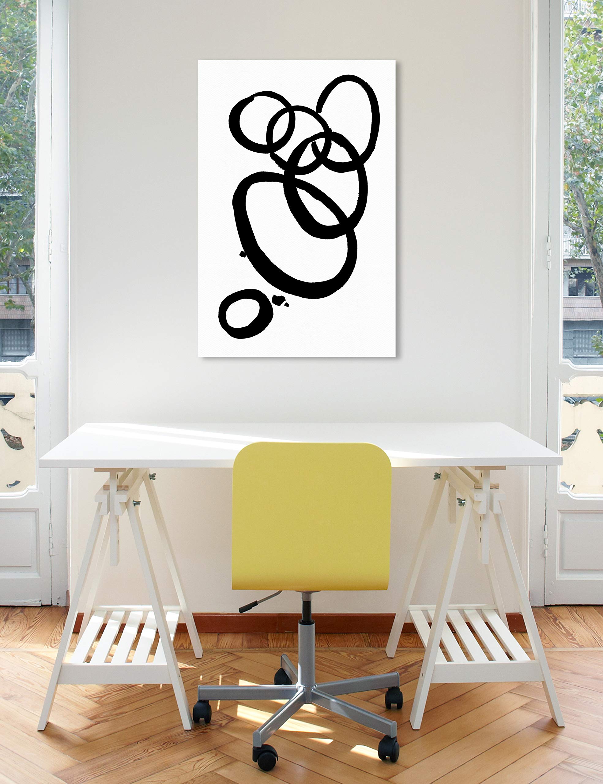 Abstract Wall Art Canvas Prints 'Formadas II' by Oliver Gal – 24