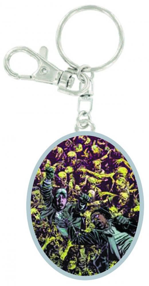 The Walking Dead Zombie Mob Keychain - Officially Licensed Collectible Keyring for Fans - Perfect for Backpacks, Gifts & Horror Memorabilia