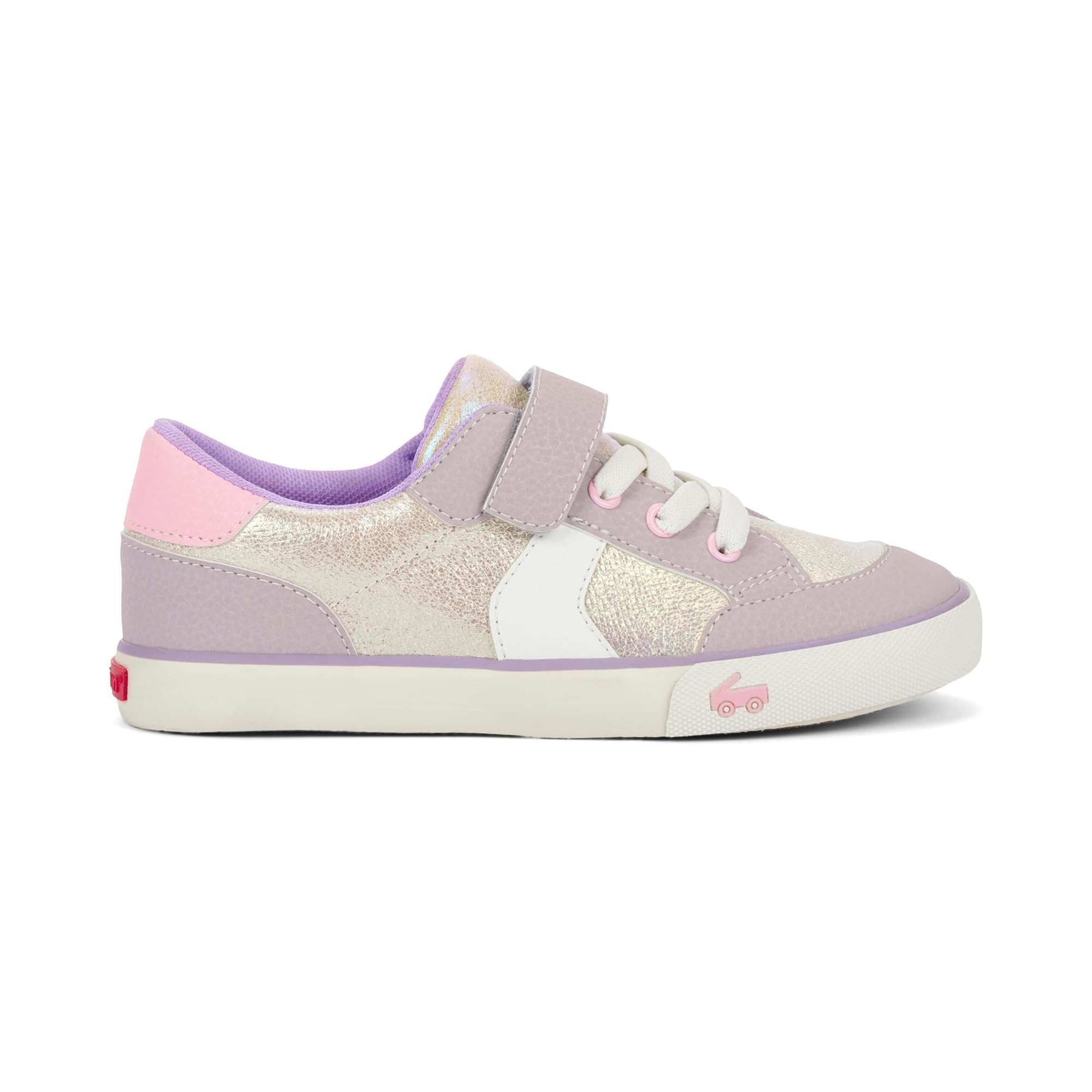 See Kai Run Connor Girls' Sneakers - Lightweight & Comfortable Toddler Shoes for Active Play - Perfect for School, Playground & Everyday Wear