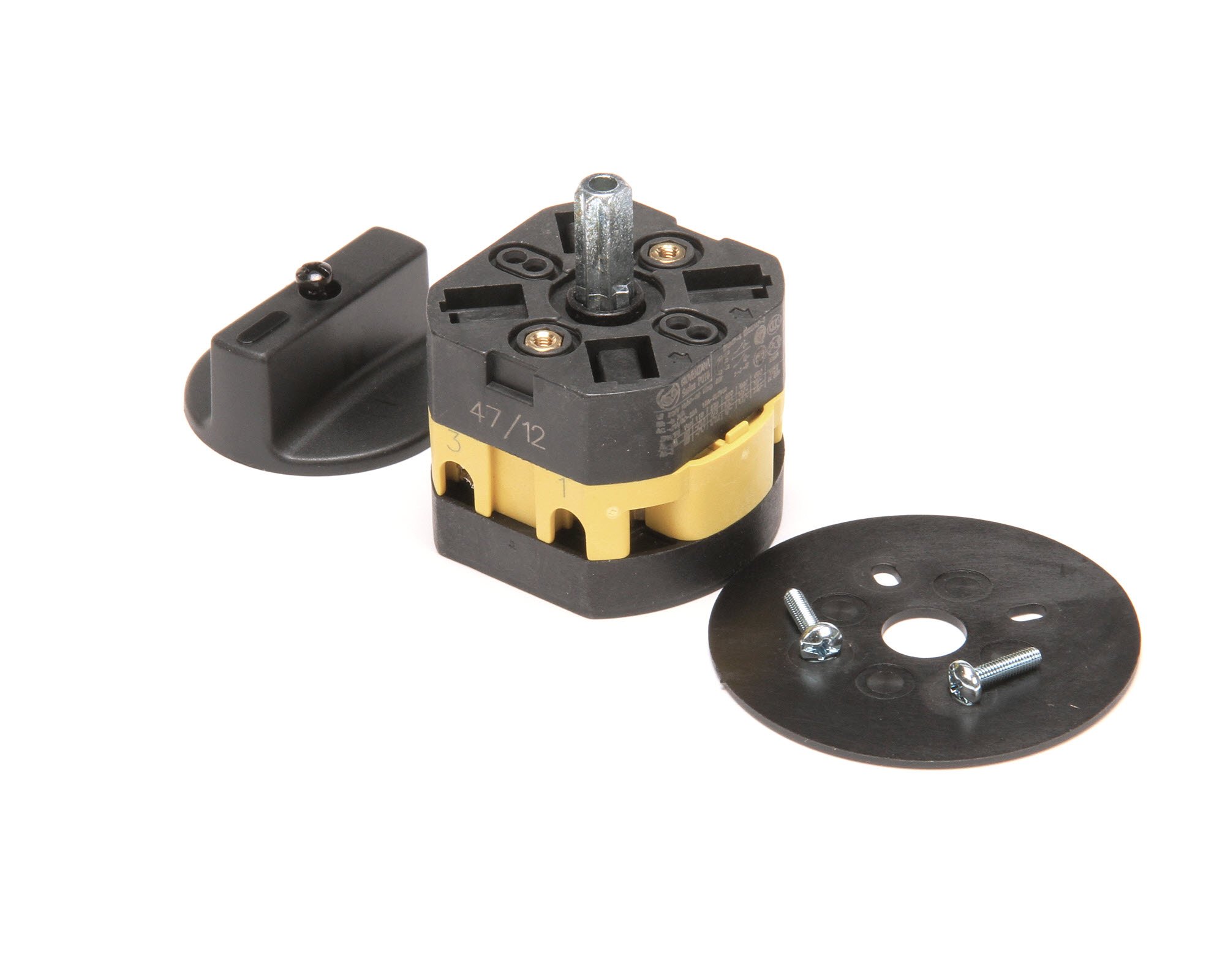 Berkel 827A-03902 Rotary Complete Switch - Heavy Duty Electrical Switch for Industrial Equipment & Machinery | Perfect for Control Panels, Automation Systems & Power Distribution