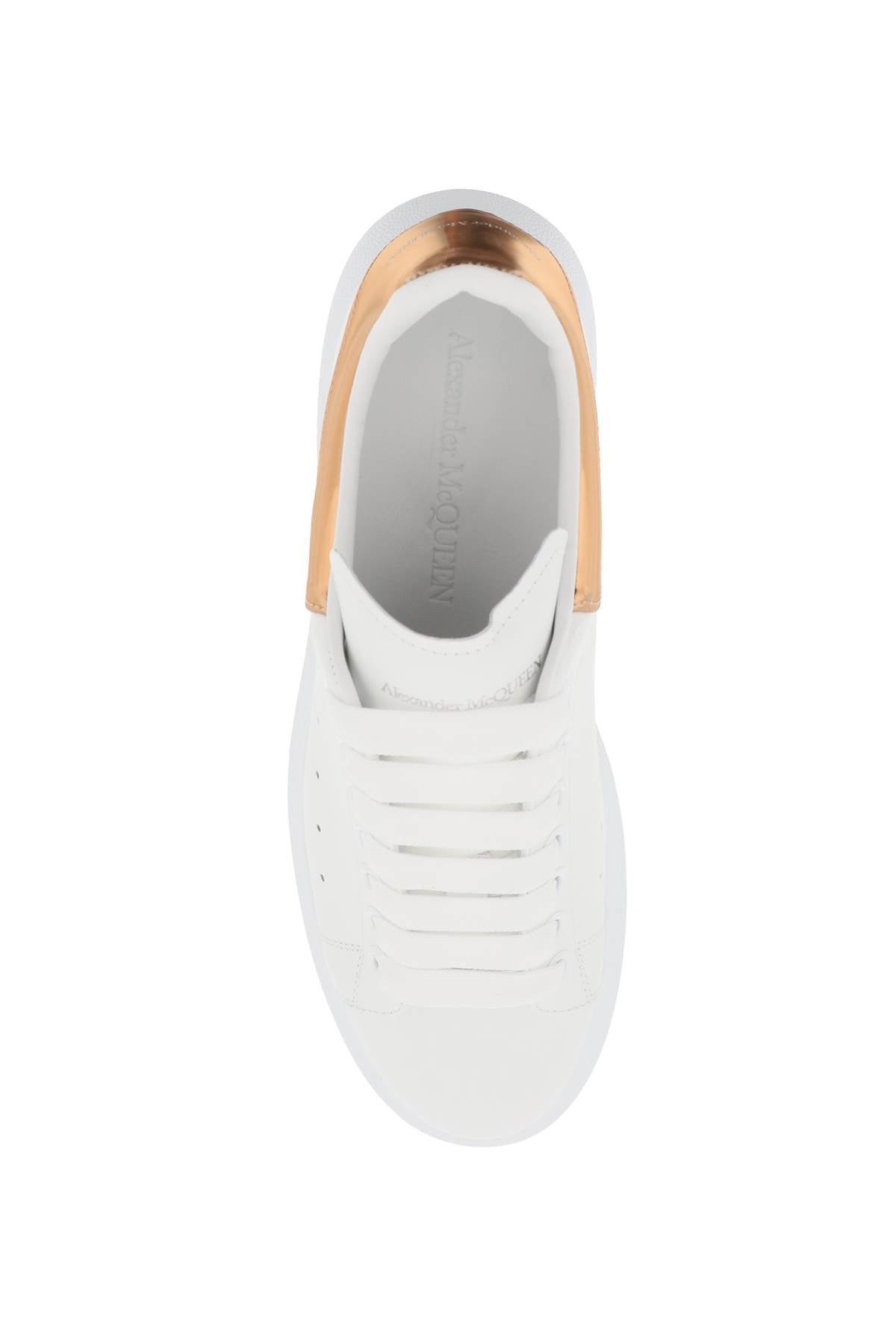 Alexander McQueen Oversize Sneakers for Women - Chunky Platform White Leather Shoes | Fashionable & Comfortable for Casual Wear, Street Style & Everyday Outfits