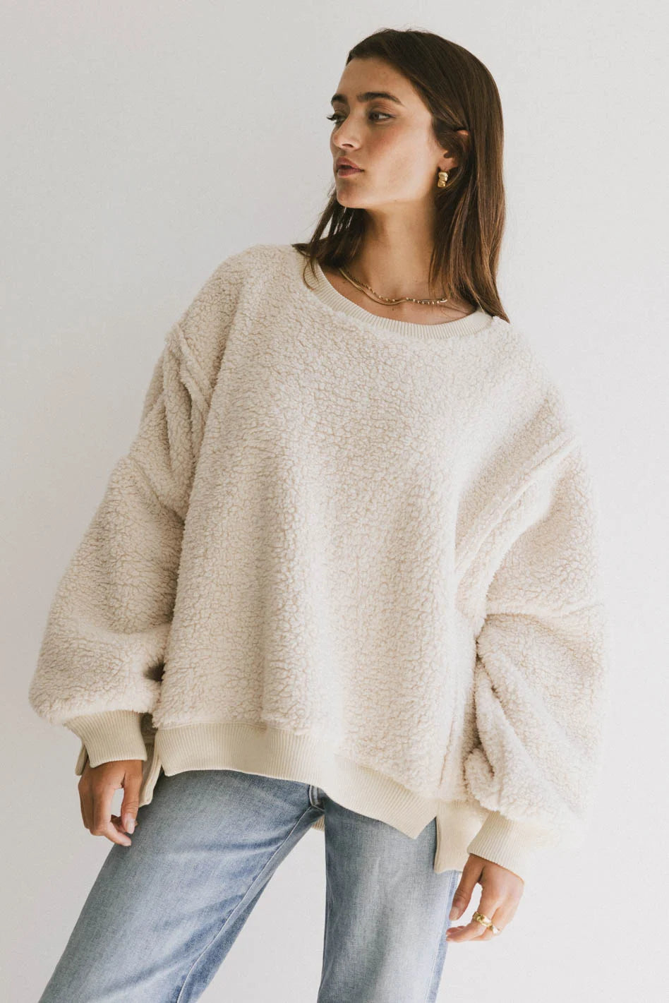 Lola Oversized Sweater Women's Chunky Knit Pullover - Cozy Winter Casual Wear for Lounge, Office & Outings