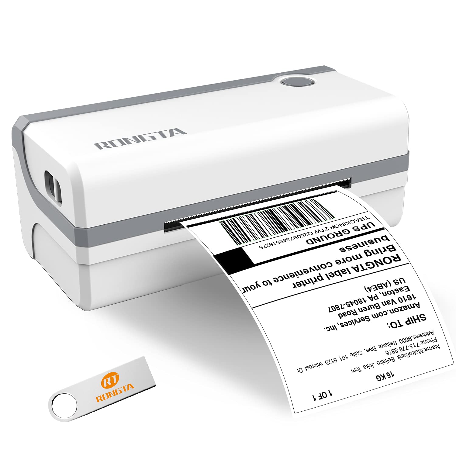 Rongta RP420 4x6 Thermal Shipping Label Printer - Commercial Desktop Barcode Printer for Small Business | Compatible with Amazon, USPS, Canada Post, eBay, Etsy, Shopify | Perfect for E-commerce Packaging & Warehouse Labeling