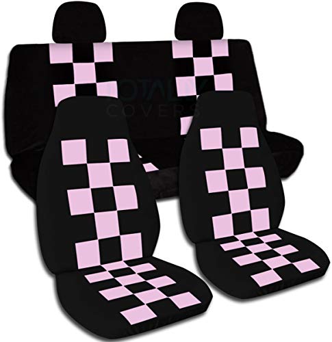 Black and Cute Pink Checkers