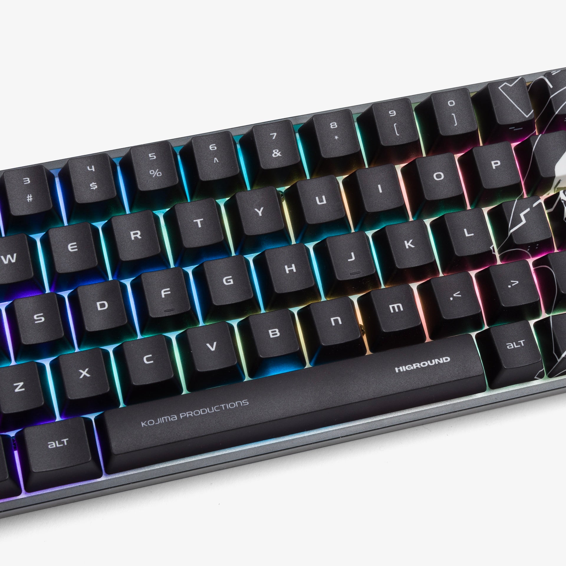 Kojima Productions x HG Basecamp 65 Mechanical Gaming Keyboard - Wireless RGB Backlit for PC & Mac - Perfect for Gaming, Streaming & Office Work