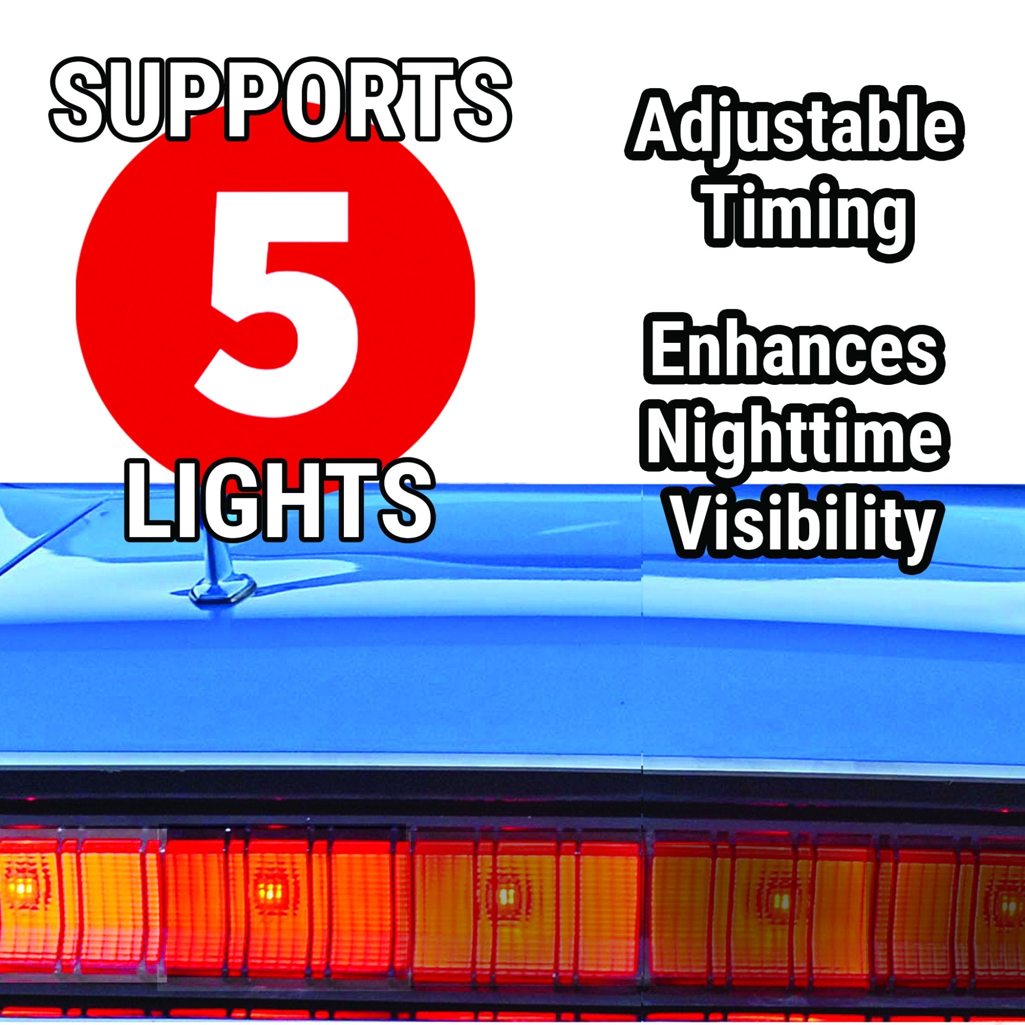 1905 Cadillac Model F Turn Signal Indicator Flashing Light Sequencer Control Module Conversion Kit 12V - Classic Car Restoration & Vintage Vehicle Safety Upgrade