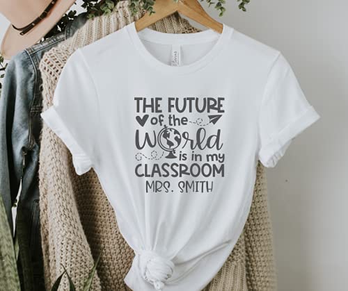 Inspirational Cute Teacher T-Shirts for Women - Personalized Back to School Shirt, Plus Size Teaching Tee, Substitute Teacher Gift Ideas - Perfect for Classroom, Teacher Appreciation Week & School Events