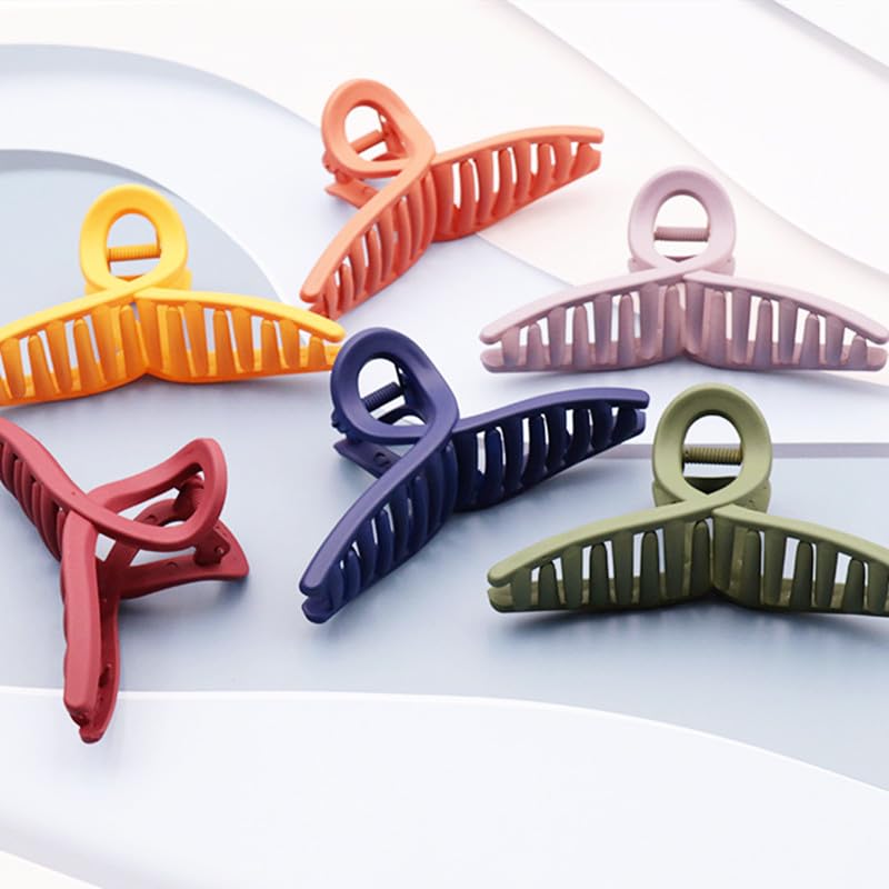 Vintage Large Crab Claw Hair Clips - 4PCS Women's Hair Accessories for Ponytail, Bun & Updo Hairstyles | Perfect for Bath, Pool, Beach & Everyday Use