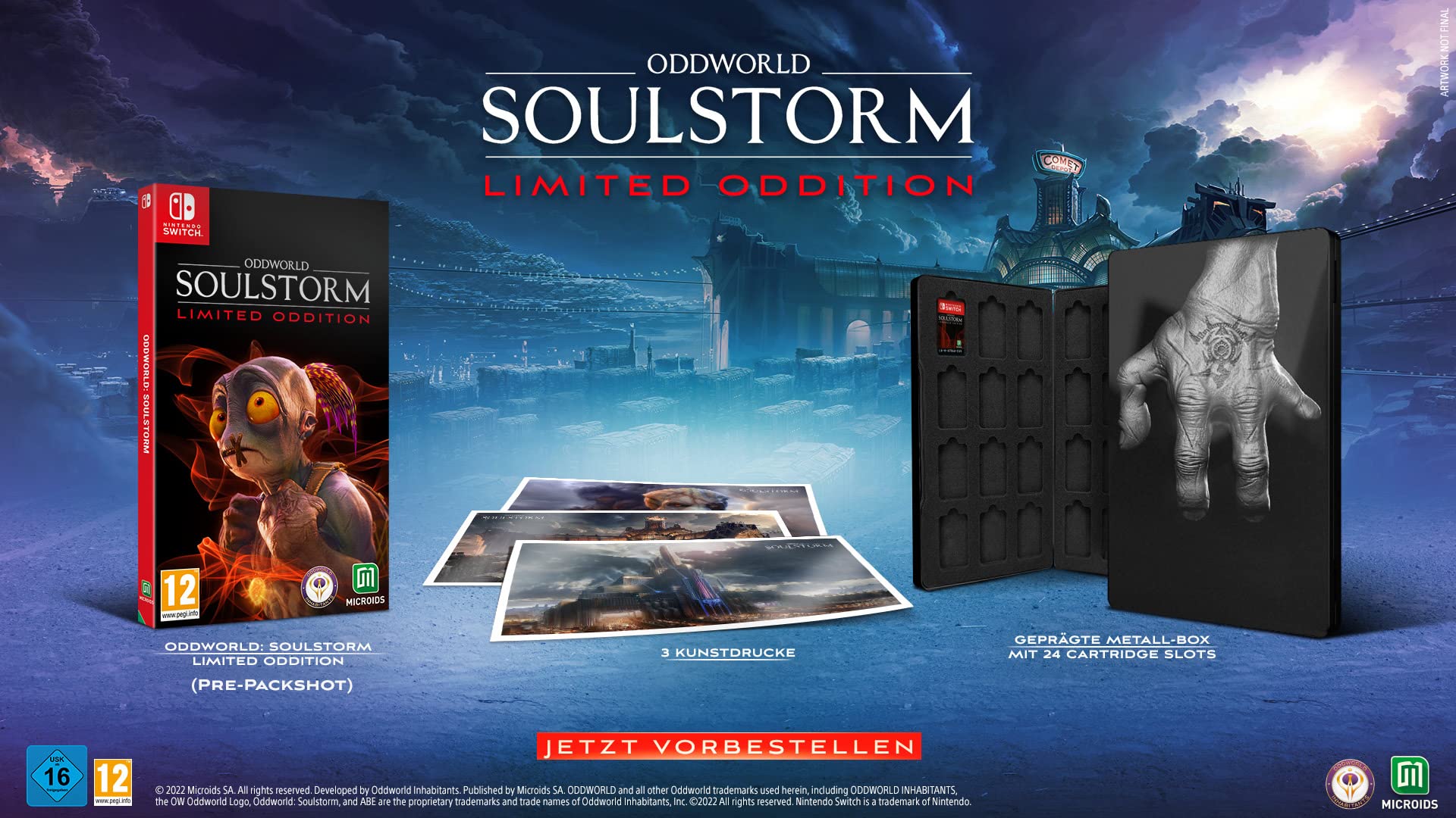 Oddworld Soulstorm Limited Edition - Nintendo Switch Game | Action-Adventure for Solo Play & Collectors