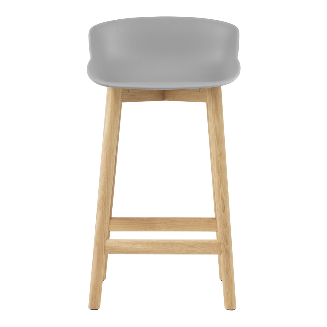 Modern Hyg Counter Stool with Wood Base - Perfect for Kitchen Islands, Bars & Small Spaces