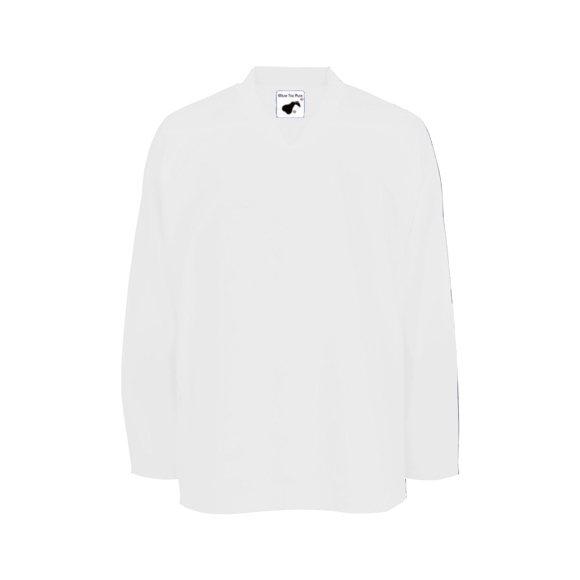 Pearsox Air Mesh Hockey Jersey - Breathable & Lightweight White Hockey Shirt for Men & Women - Perfect for Ice Hockey, Street Hockey & Sports Training