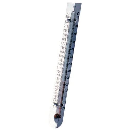 Metal Back Student Thermometer with V-Back Design -20°C to 110°C (-20°F to 230°F) - Perfect for Science Labs, Classrooms & Home Experiments