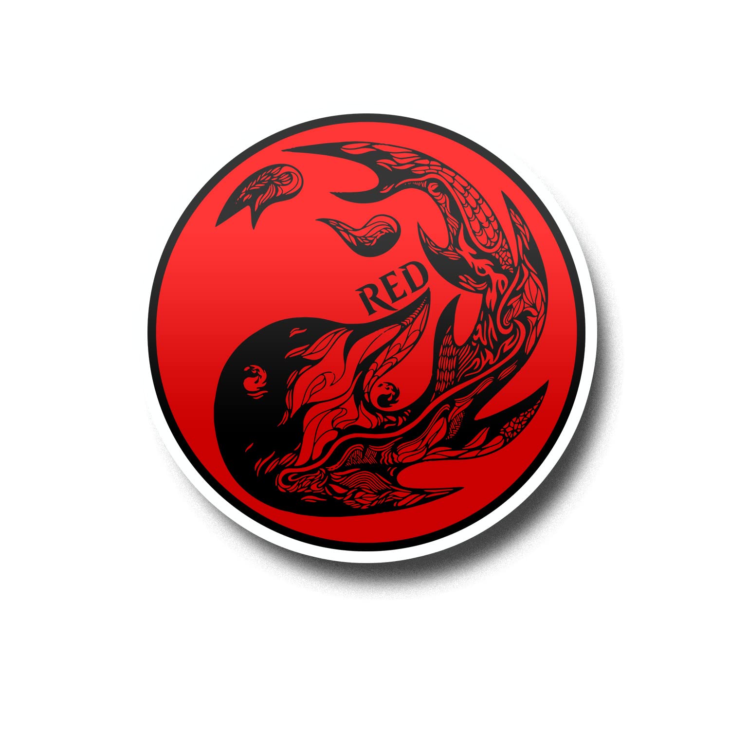 MTG Sticker - Mountain - Premium Vinyl Decal for Magic The Gathering Fans - Perfect for Laptops, Water Bottles, and Gaming Accessories