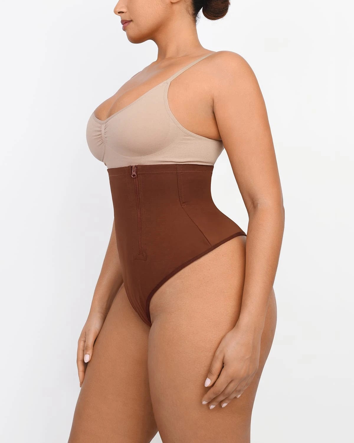 AirSlim® Side Zip Shaping Panty - High Waist Tummy Control Underwear for Women | Perfect for Workout, Yoga & Everyday Wear