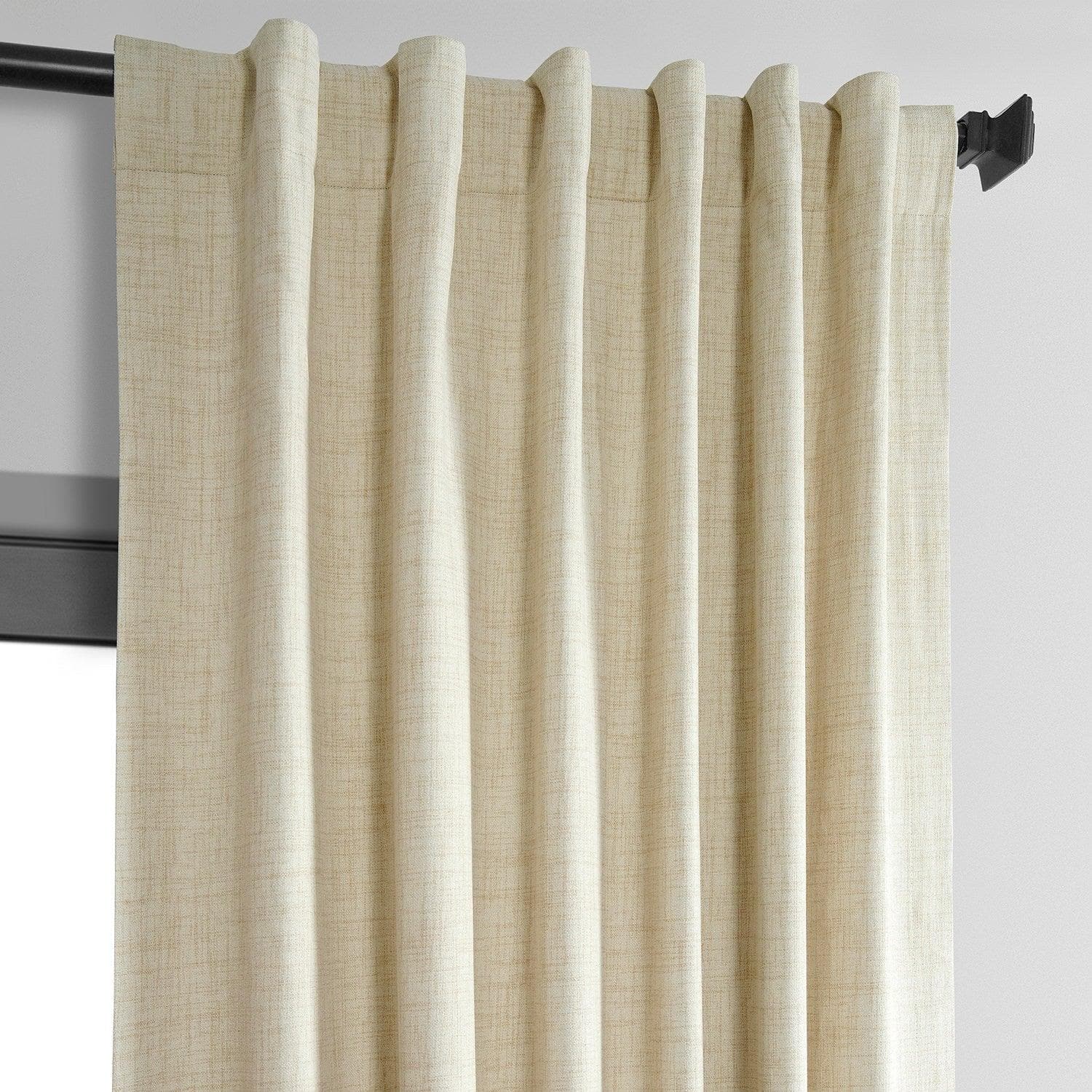 Natural Light Beige Thermal Insulated Blackout Curtains - Noise Reducing & Energy Efficient Window Drapes for Bedroom, Living Room & Home Theater