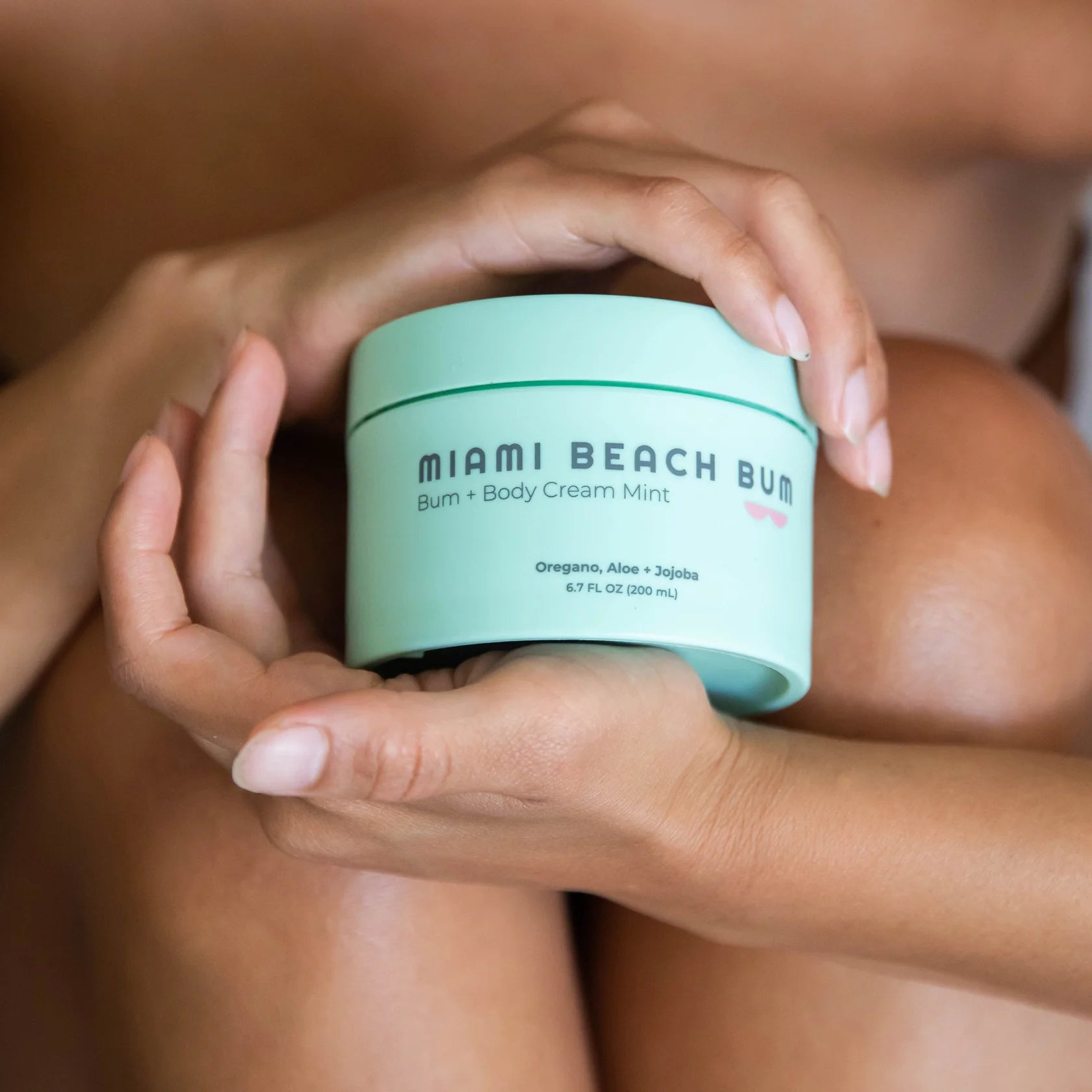 Bum & Body Cream - Soothing Mint Moisturizer for Dry Skin - Perfect for Post-Workout Recovery & Daily Hydration
