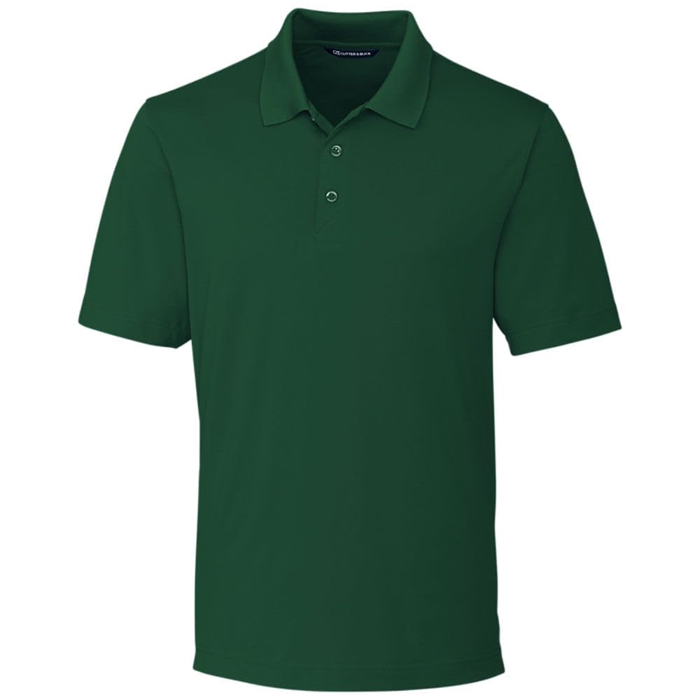 Cutter & Buck Forge Polo Shirt for Men - Hunter Green, Small Size - Perfect for Golf, Business Casual & Outdoor Activities