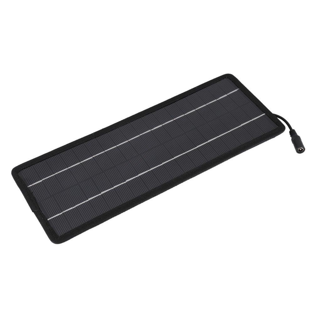 TOPINCN 12V 4.5W Solar Panel Battery Charger - Waterproof Solar Trickle Charger for Car, Boat, Motorcycle, RV & Tractor | Portable Power Backup Kit for Camping, Off-Grid Living & Emergency Use
