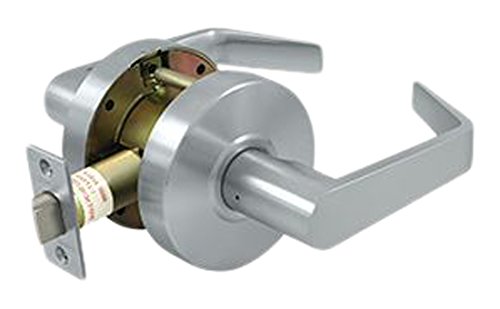 Deltana CL501EVC-26D Commercial Grade 2 Clarendon Door Lock - Brushed Chrome Finish - Fits Door Thickness 1-3/8