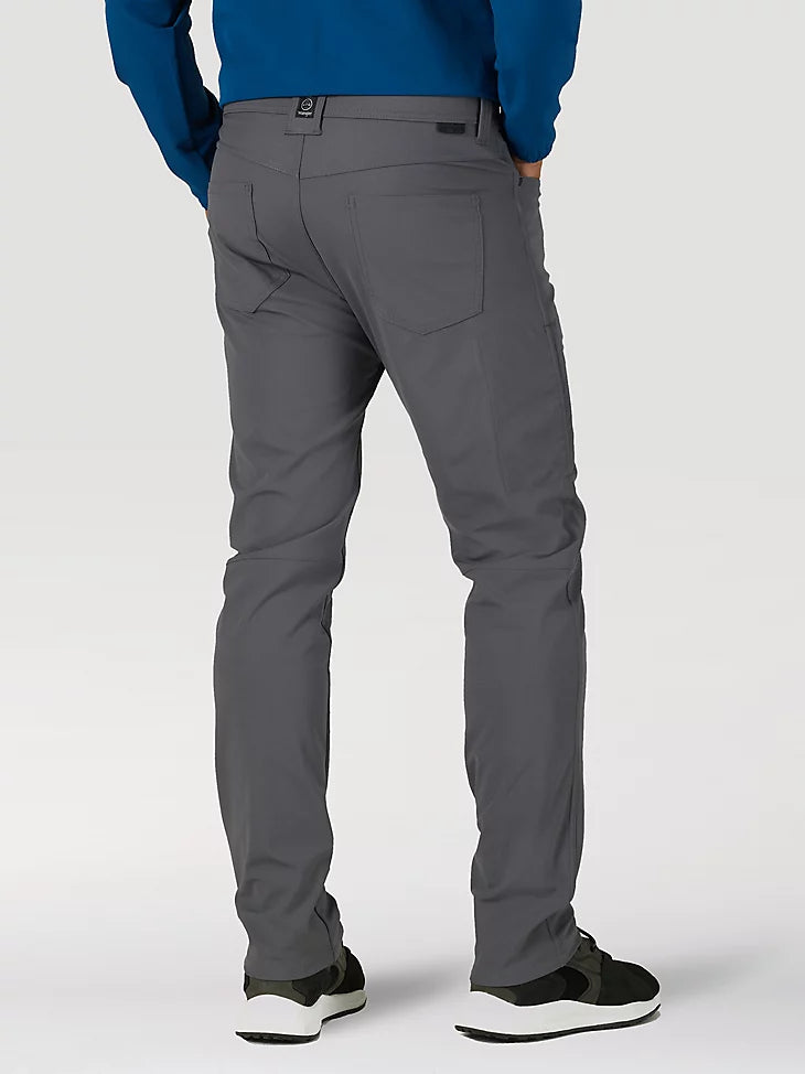 ATG By Wrangler™ Men's FWDS Five Pocket Work Pants - Durable Iron Gate Color for Construction, Outdoor & Casual Wear