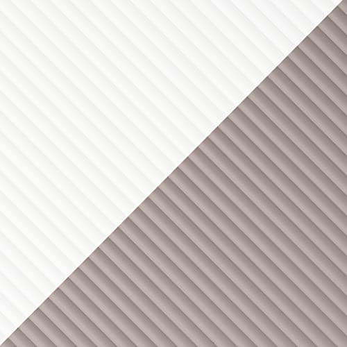 White & Taupe