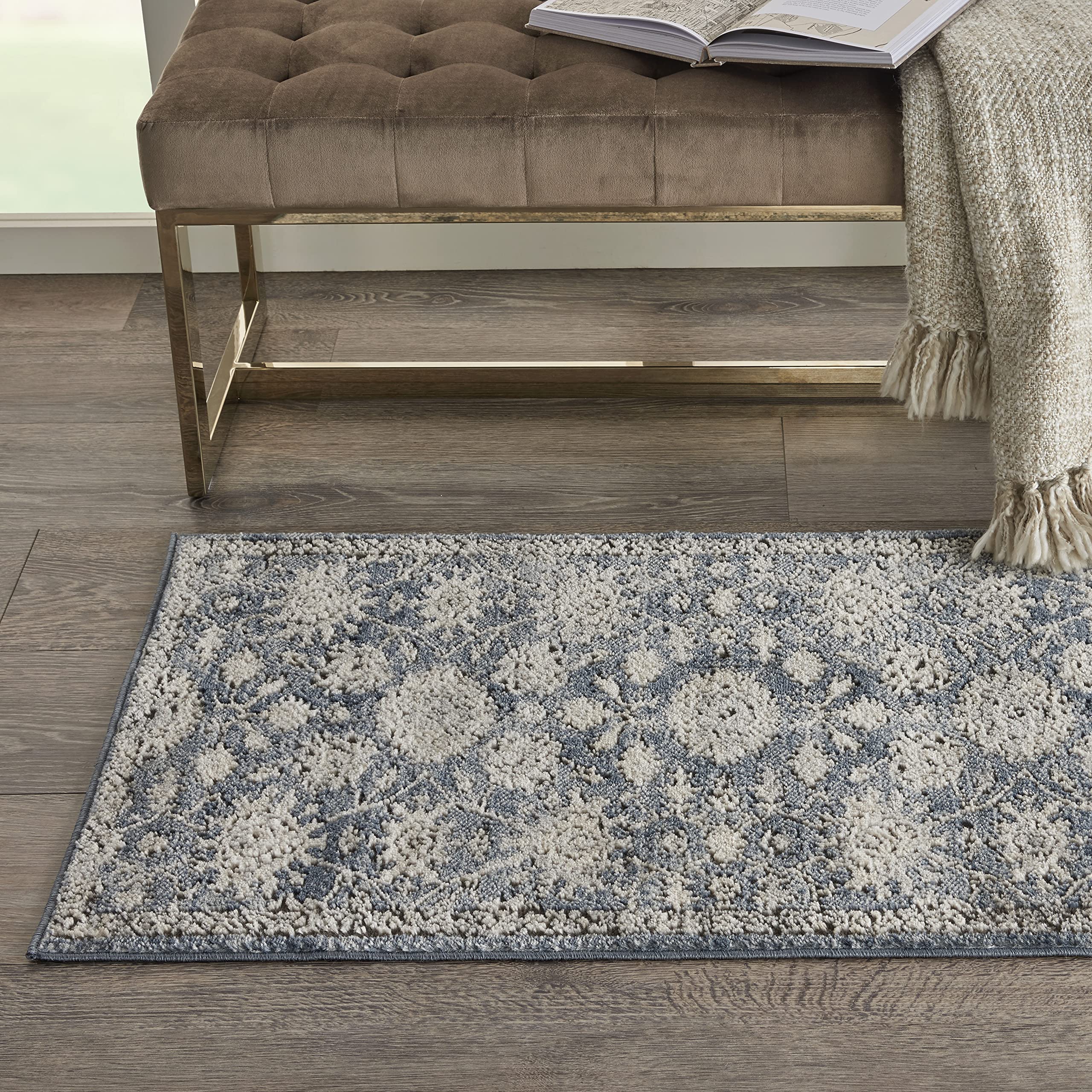Nourison Concerto Traditional Blue/Beige 2'2