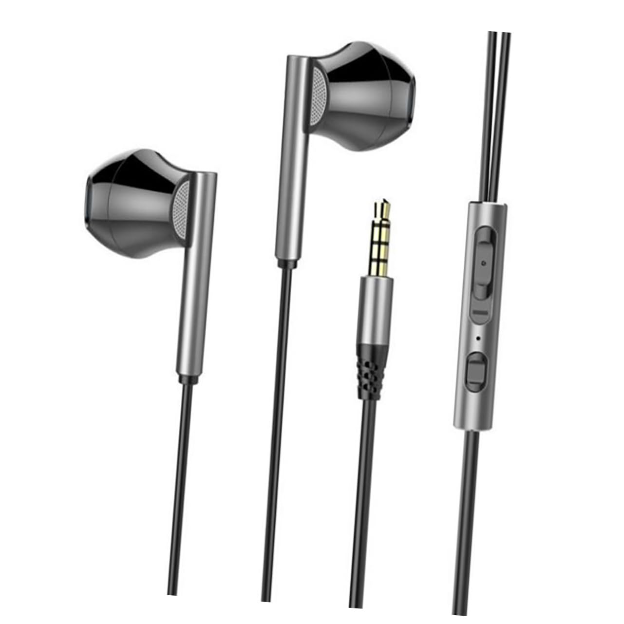 Veemoon Wired Gaming Headset with Microphone - Noise Cancelling Metal Earphones for PC, PS4, Xbox, Nintendo Switch - Comfortable Over-Ear Design for Long Gaming Sessions