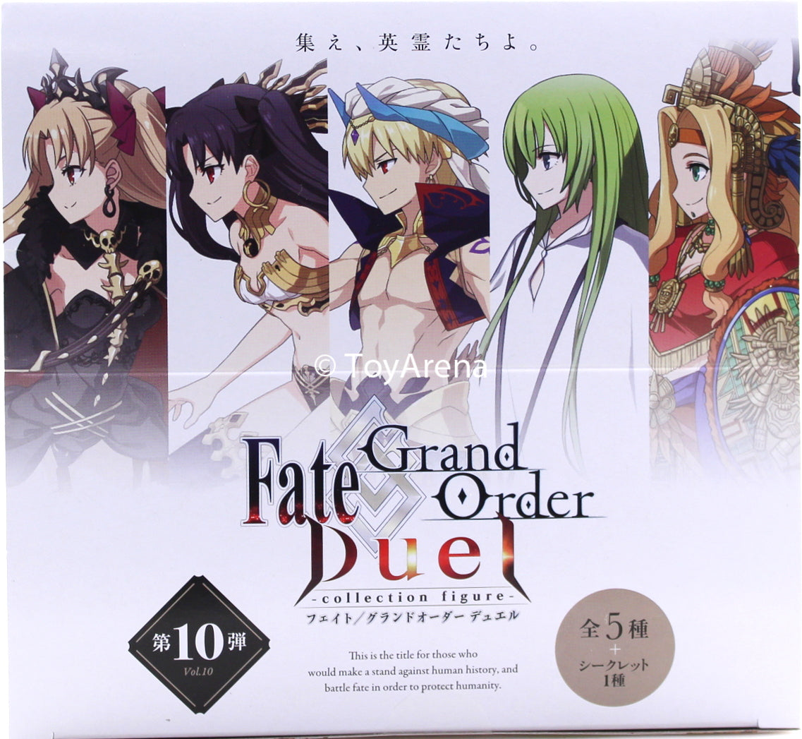Fate Grand Order Duel Collection Vol.10 - Box Set of 6 Trading Figures - Anime Collectibles for Display & Gifts | Perfect for Anime Fans, Home Decor, and Gaming Room Collections