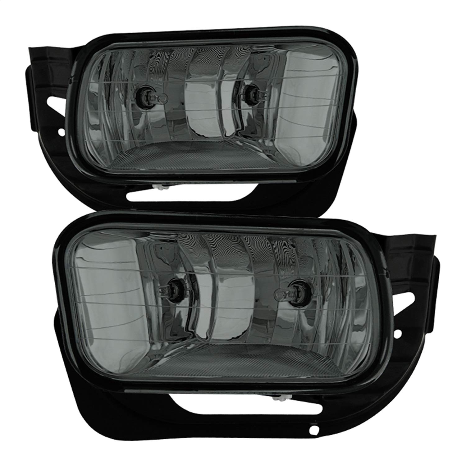 Spyder 5080370 Smoked Fog Lights for Dodge Ram 1500 (2009-2012) & 2500/3500 (2010-2018) - OEM Style with Metal Bracket - No Switch Included - Upgrade Your Truck's Night Visibility & Style