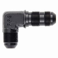 Fragola 6 AN 90° Bulkhead Fitting 483306 BL - High Performance Fuel & Oil Hose Connector for Automotive, Marine & Industrial Applications