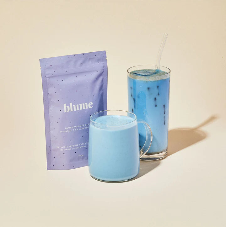 Blume Blue Lavender Blend - Organic Herbal Tea for Relaxation & Stress Relief | Perfect for Evening Wind Down & Bedtime Routine