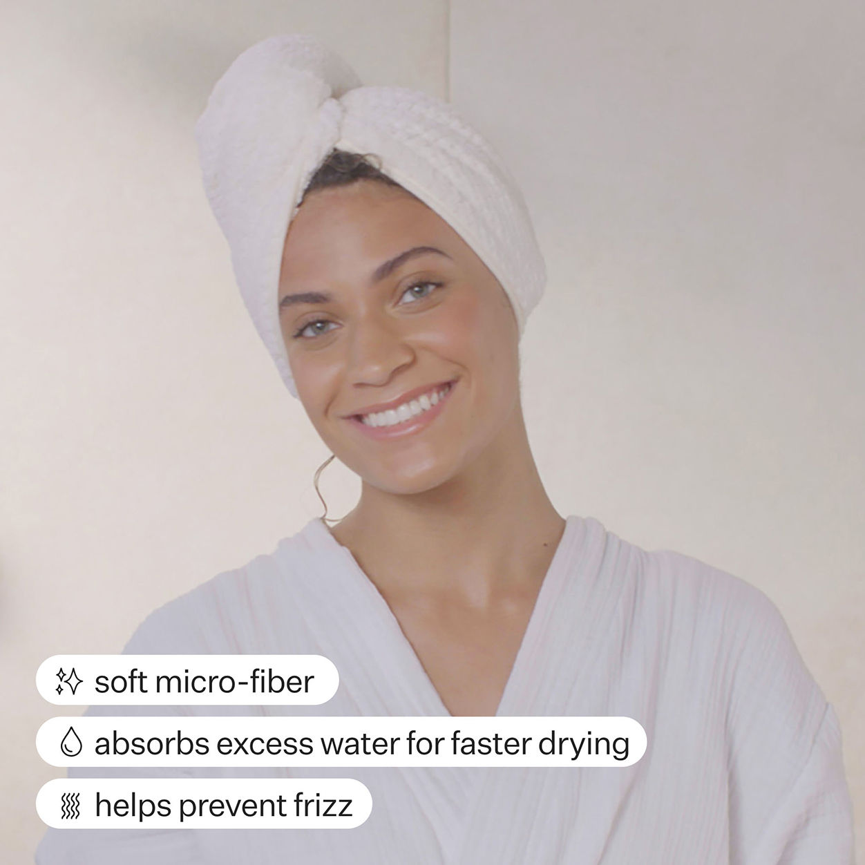 Best Intelligent Hair Towel for Fast Drying - Microfiber Hair Wrap for Women & Men - Perfect for Post-Shower, Salon, and Travel Use