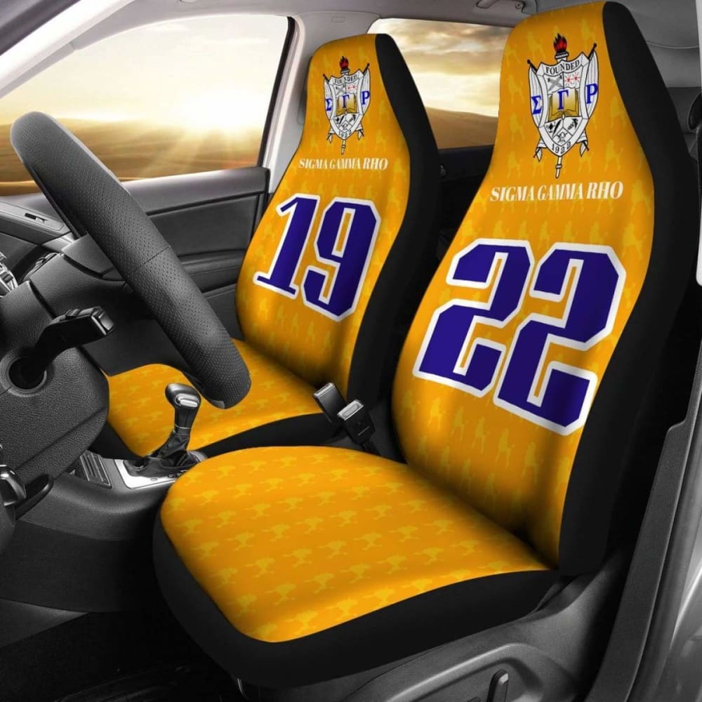 Premium African Print Car Seat Covers - Sigma Gamma Rho 110728 - Stylish & Durable Protection for Cars, SUVs & Trucks - Perfect for Daily Commute, Road Trips & Special Occasions