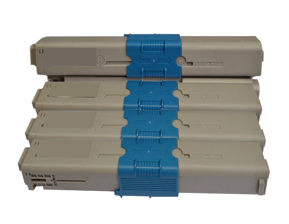 High-Yield Compatible Toner Cartridge Set (Black, Yellow, Cyan, Magenta) for OKIDATA OKI 44469721 44469720 44469719 44469802 - Works with Okidata All-in-One Printers MC561 MC562 & Laser Printers C510dn C530dn C531dn - Perfect for Office Printing, Business Documents & High-Volume Color Printing