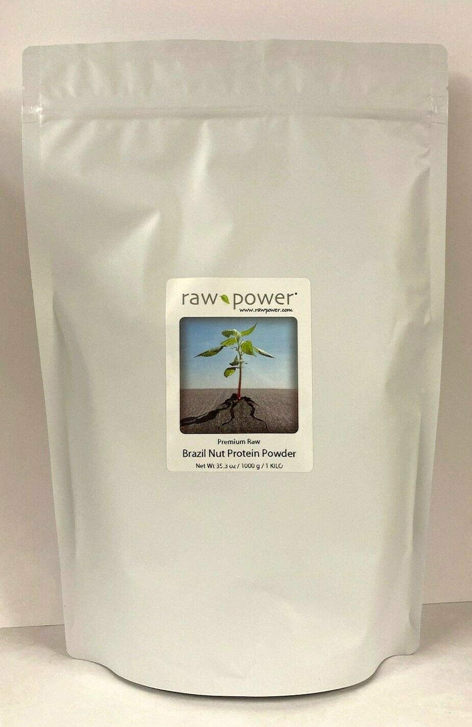 Premium Brazil Nut Protein Powder - Raw Power, 2.2 lbs (1 Kilo) - Organic Plant-Based Protein for Smoothies, Baking & Healthy Snacks