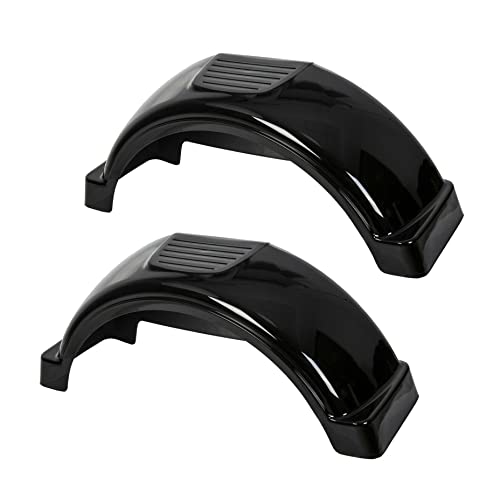 2-Pack Single Axle Trailer Fenders with Top Step for 13