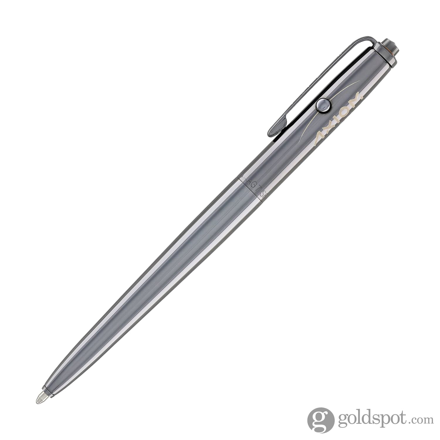 Fisher Space Pen AG7 Astronaut Ballpoint Pen - Black Titanium Nitride with Axiom Space Logo - NASA-Approved Writing Tool for Space, Travel & Everyday Use