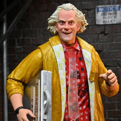 Back to the Future Part 2 Ultimate Doc Brown Action Figure (2015) - Collectible Movie Memorabilia for Fans & Display
