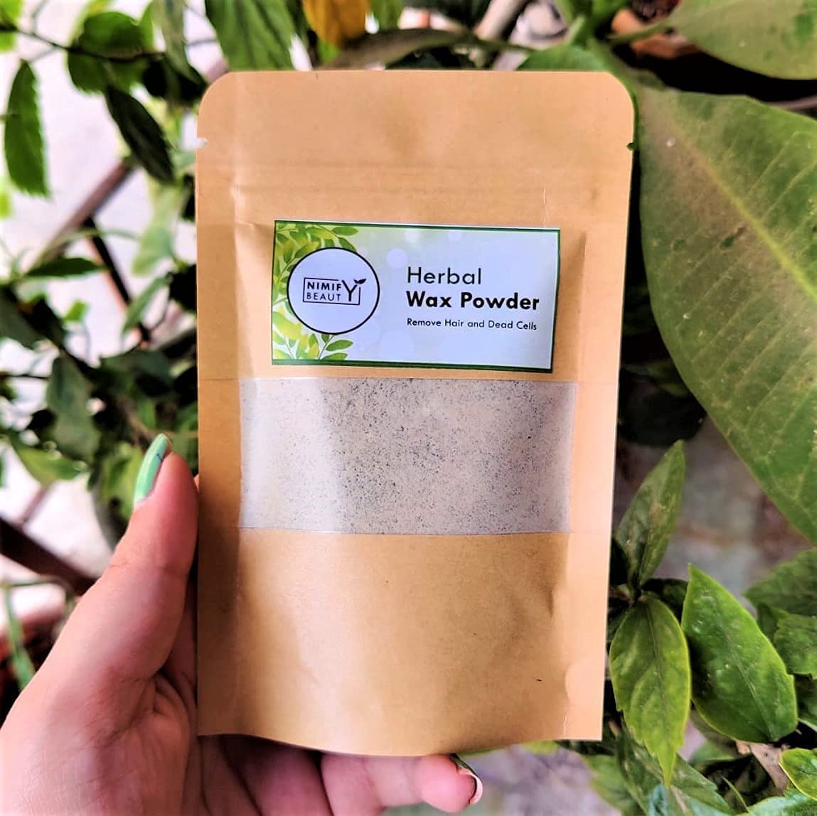 Nimify Beauty Pub Wax Powder for Hair Removal - Smooth Skin & Painless Waxing at Home | Ideal for Legs, Arms, Bikini Line & Facial Hair