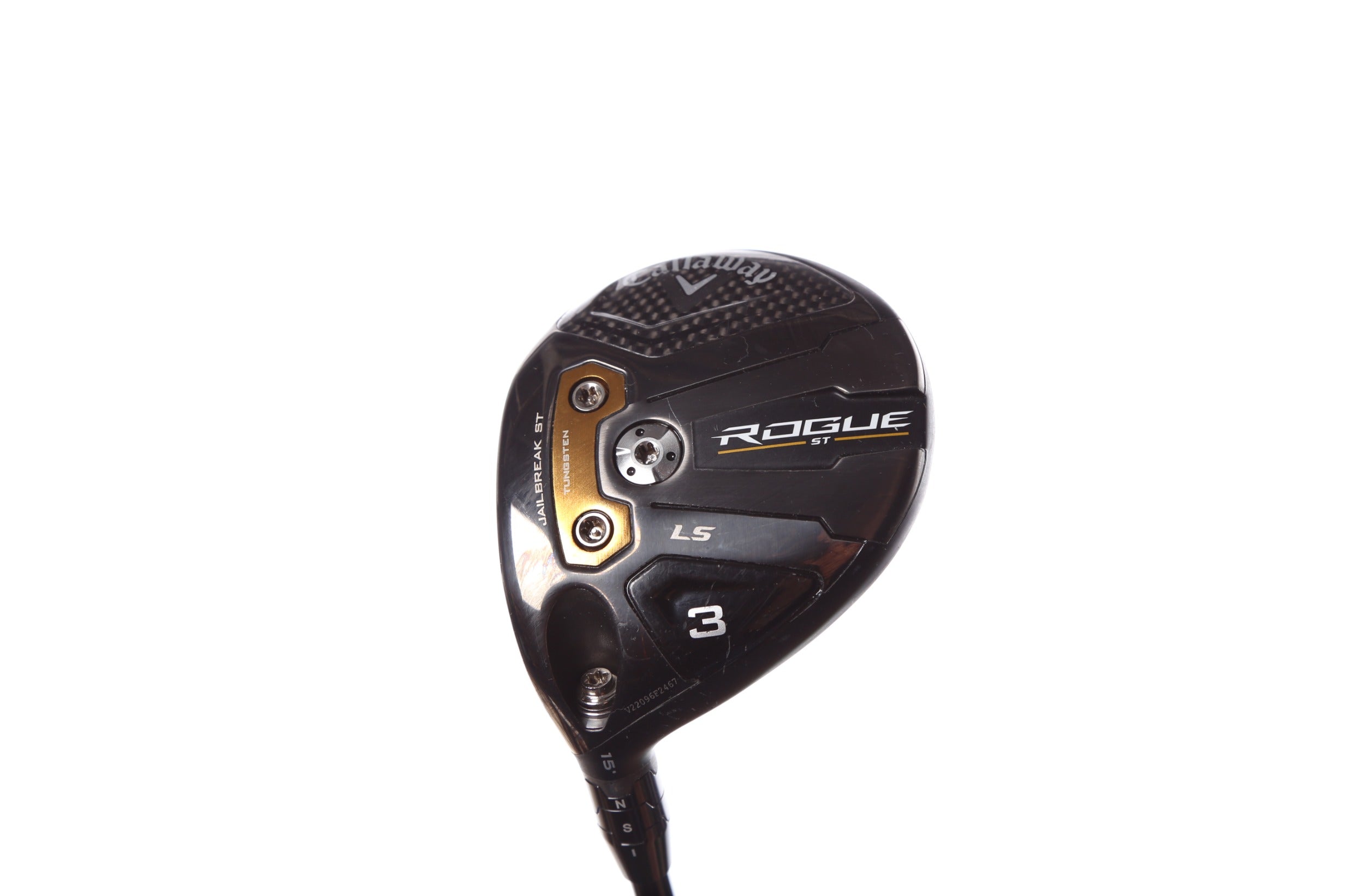 Used Callaway Rogue ST LS 3 Wood Left Handed 15° Extra Stiff Flex Golf Club - Perfect for Low Handicap Players & Long Distance Shots on the Fairway