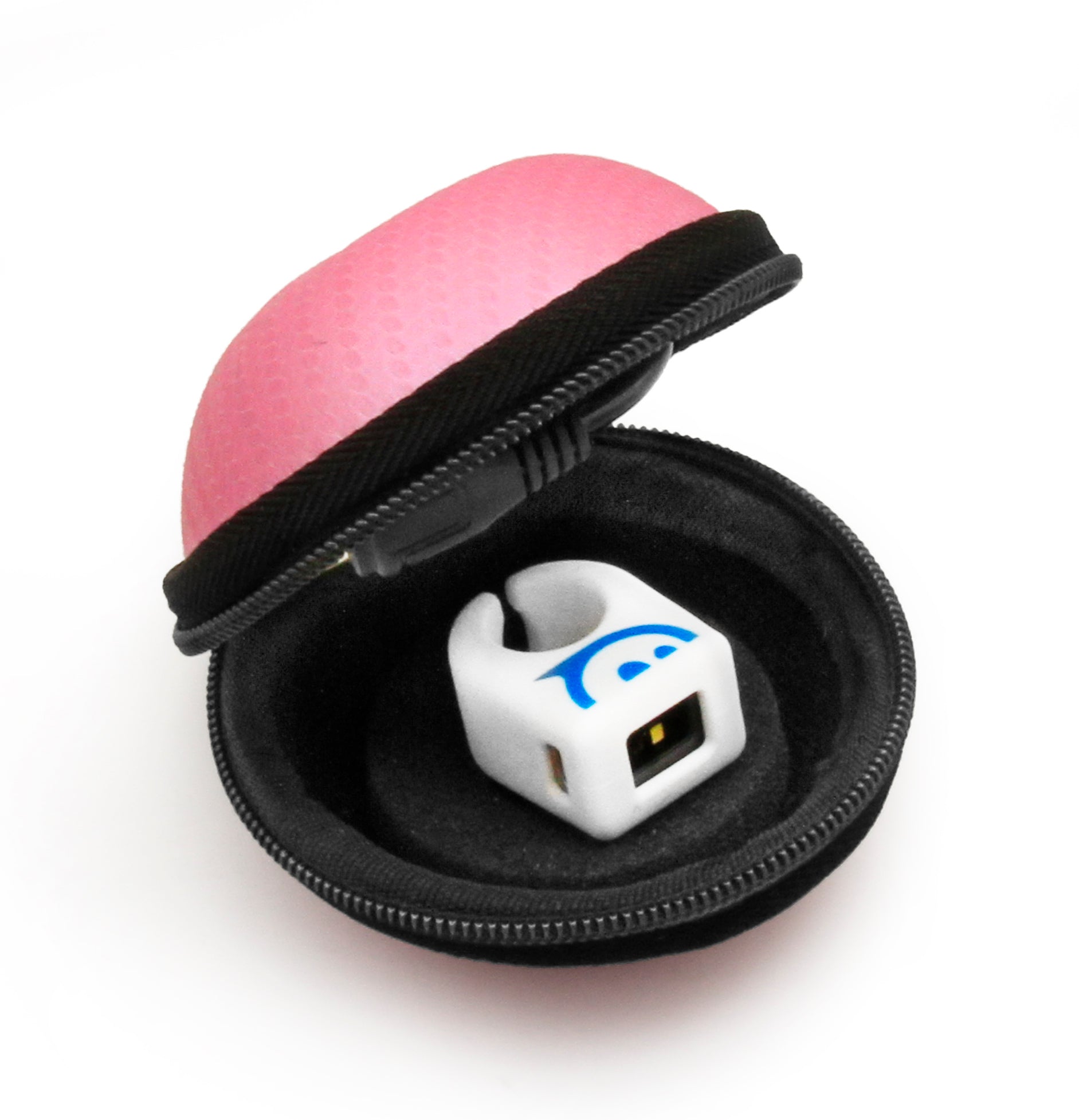 CASEMATIX Blue Protective Carry Case for Sphero Specdrum Music Rings - Compatible with App-Enabled Color Rings & USB Charging Cable (Case Only) - Perfect for Travel, Storage & Music Creation