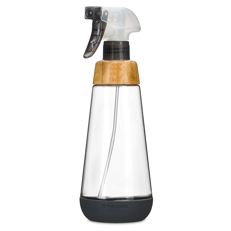 Full Circle Refillable Glass Spray Bottle for Essential Oils, Cleaning & DIY - Eco-Friendly Home, Kitchen & Beauty Use