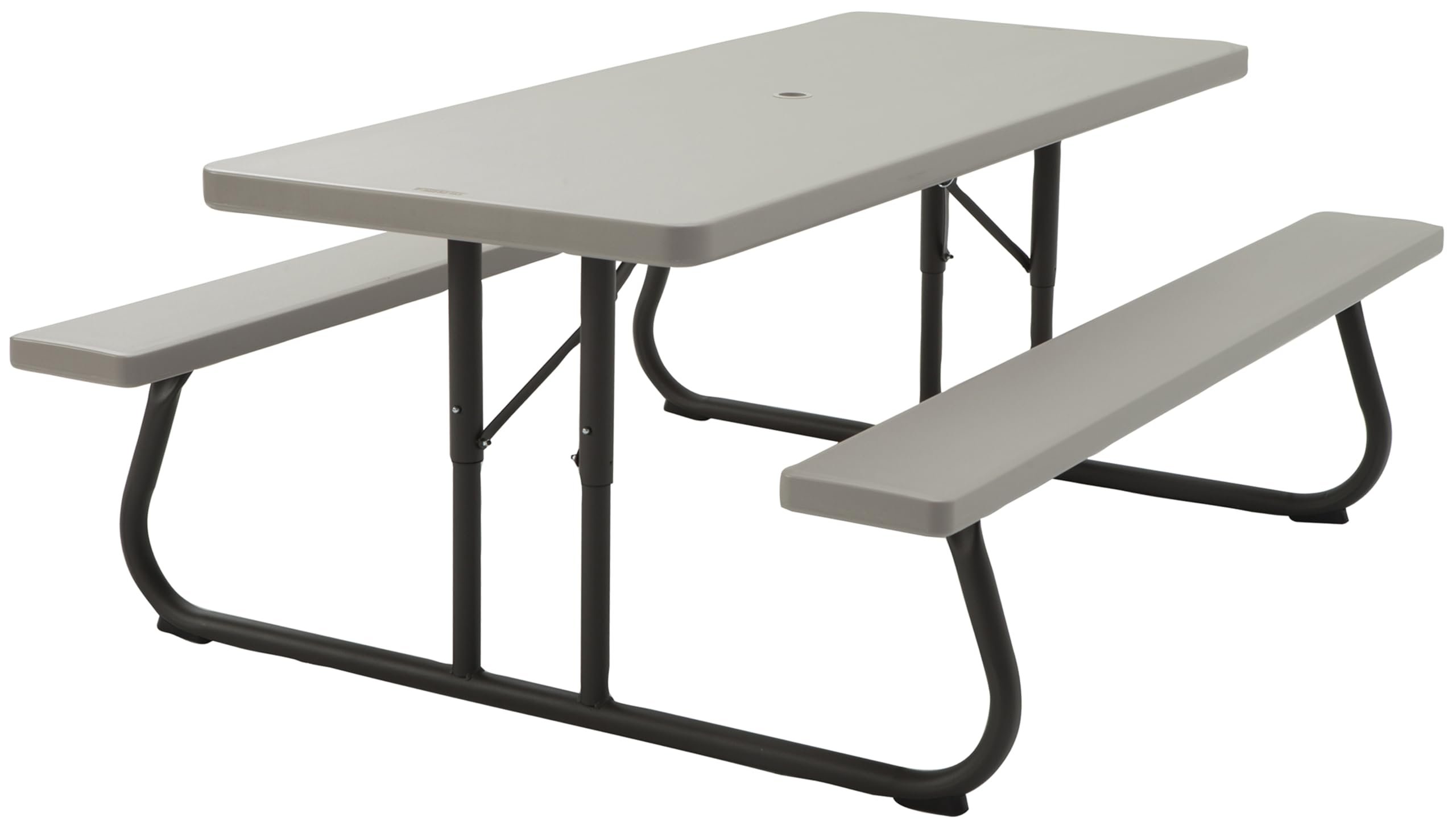 Lifetime 6-Foot Folding Picnic Table - Portable Outdoor Dining Table for Camping, Backyard, Patio & Picnics - Heavy Duty & Weather Resistant