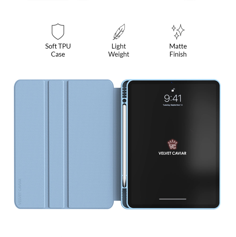Holo Moonstone iPad Case 2.0 - Protective Cover for iPad Air/Pro, Durable Shockproof Slim Design with Crystal Clear Back, Perfect for Work, Travel & Everyday Use